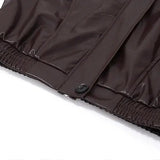 Gercy | Oversized Kunstlederjacke