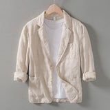 Christof™ Heren Linnen Blazer