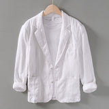 Christof™ Heren Linnen Blazer