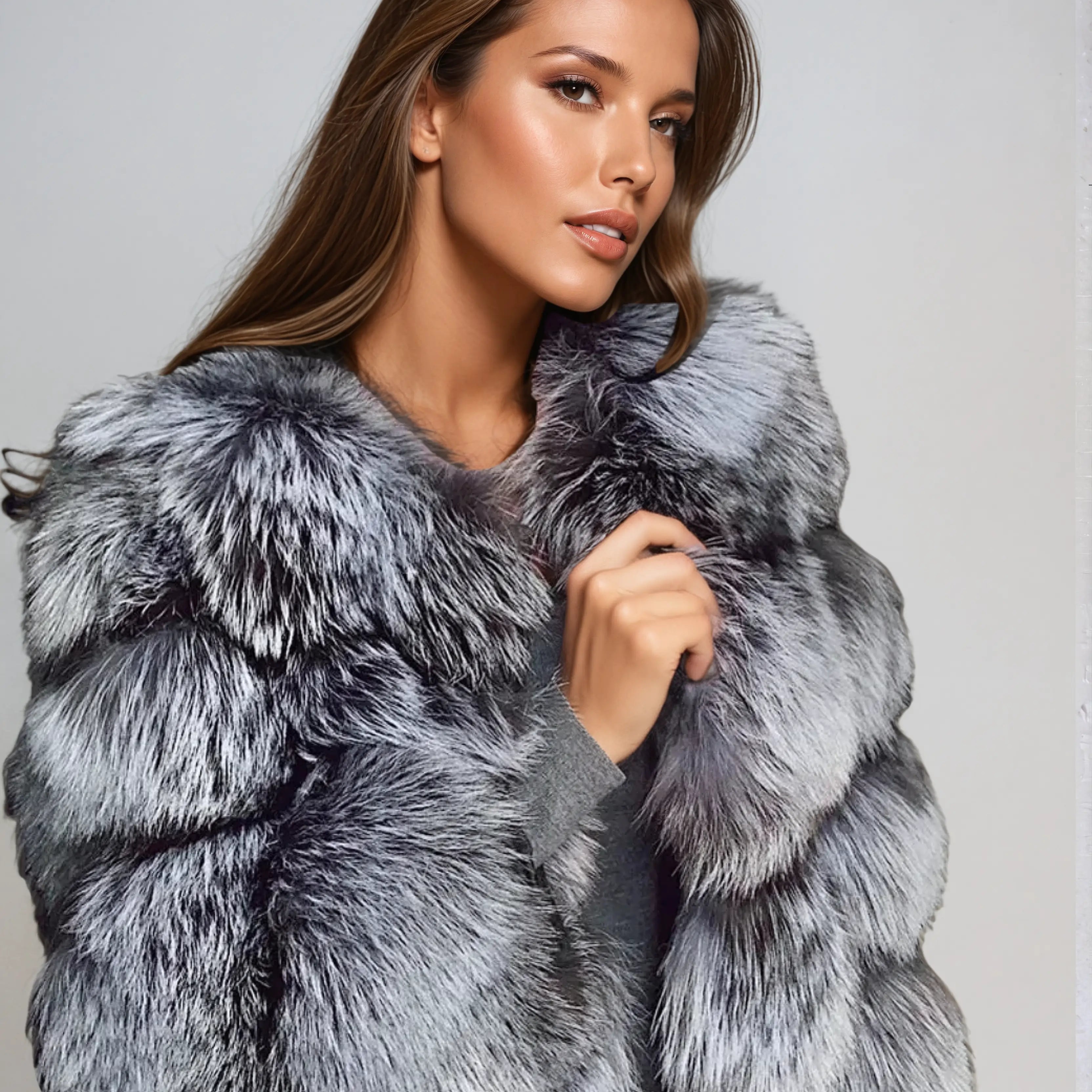 Dacy | Stijlvolle Kunstbont-Jacke