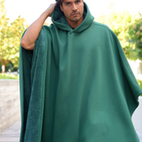 Patricia™ Luxe Fleece Poncho met Capuchon