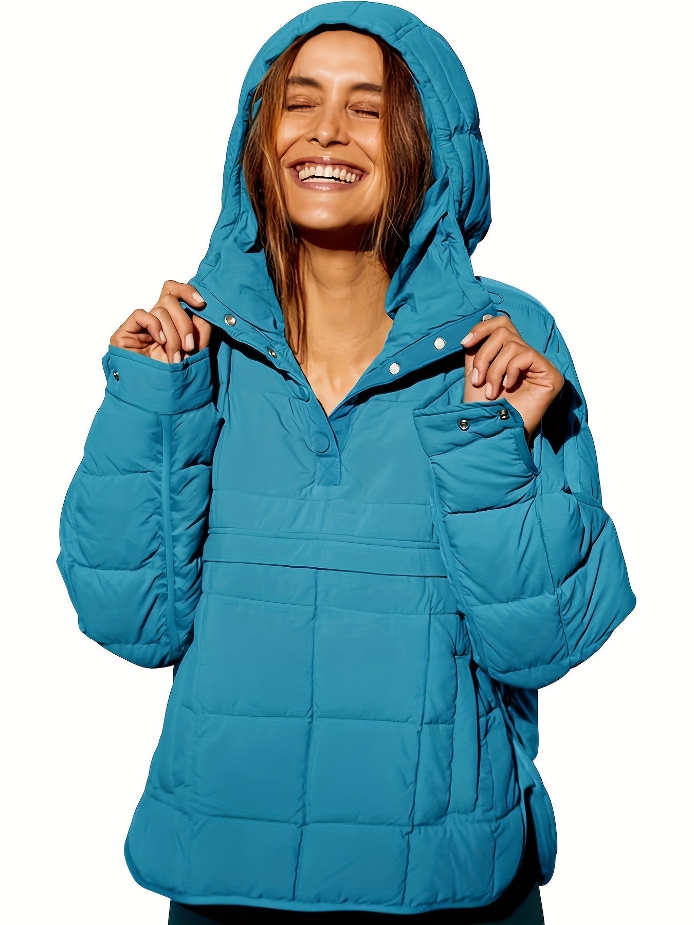 Ninthe™ Dames Gewatteerde Winterjas