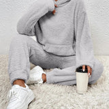 Evi™ Dames Teddy Fleece Loungewear Set