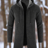 Floris™ Stijlvolle Lange Hoodie Jas