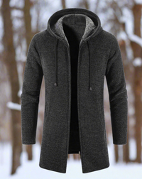 Floris™ Stijlvolle Lange Hoodie Jas