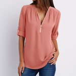 Casual™ Blouse | Ritssluiting en Comfortabel | Voor Elke Gelegenheid