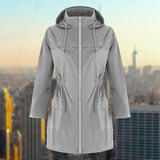 Amke™ Stijlvolle waterdichte dames regenjas