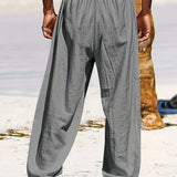 Maes™ Casual linnen herenbroek