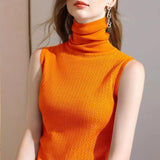 Diede™ Elegante Mouwloze Coltrui Top