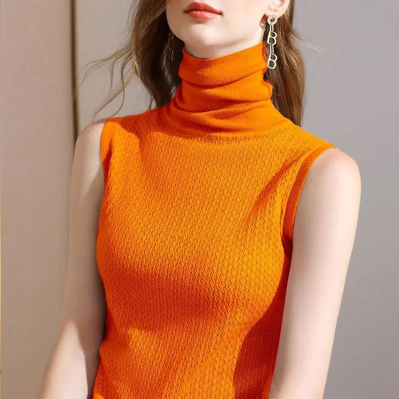 Diede™ Elegante Mouwloze Coltrui Top