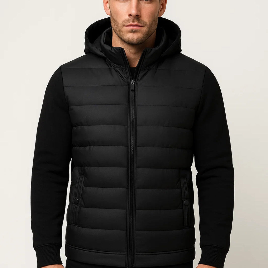 Jack Heren | Gewatteerd | Met Capuchon | Herfst | Comfortabele pasvorm | Geschikt voor dagelijks gebruik