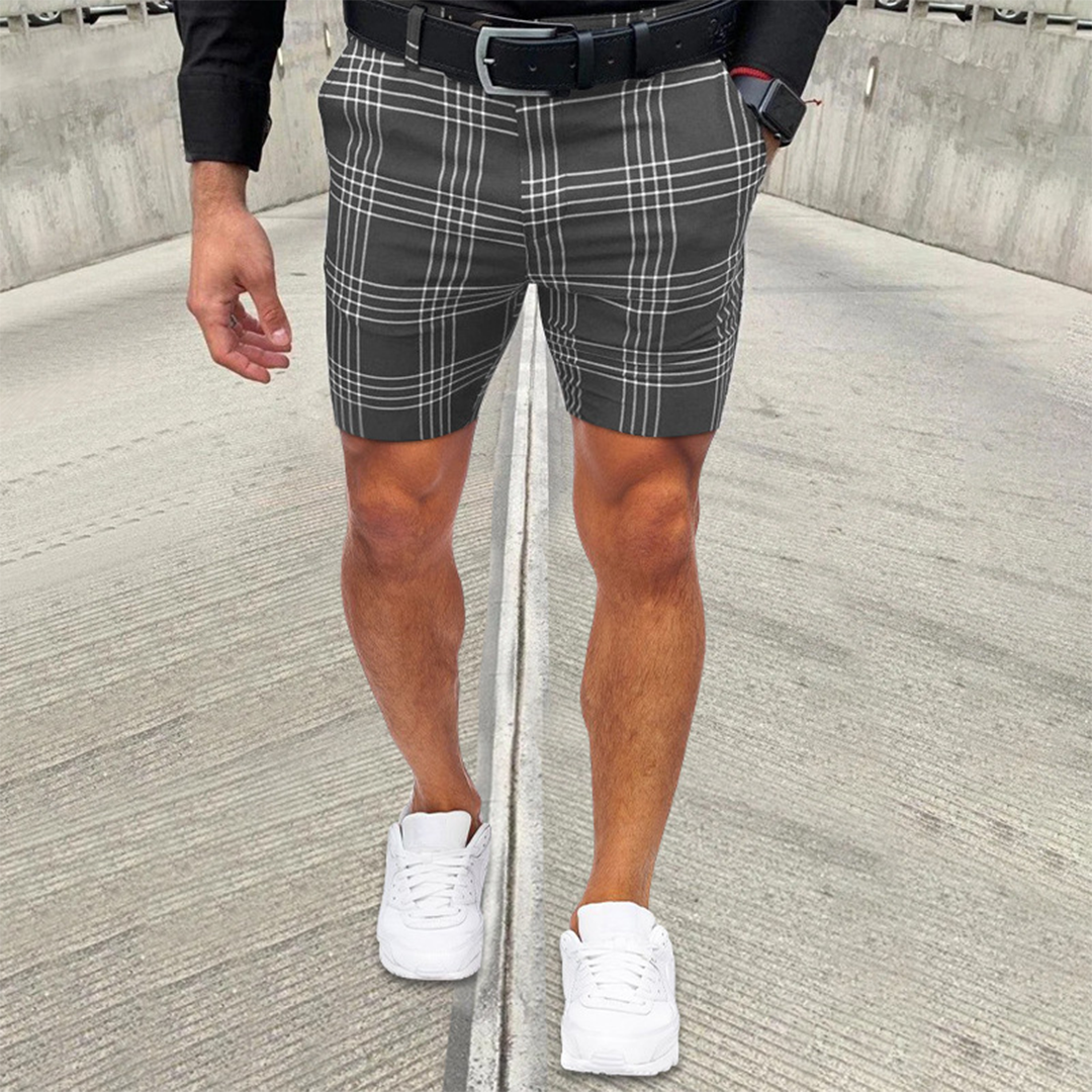 Roxanne™ Heren Geruite Slim Fit Short
