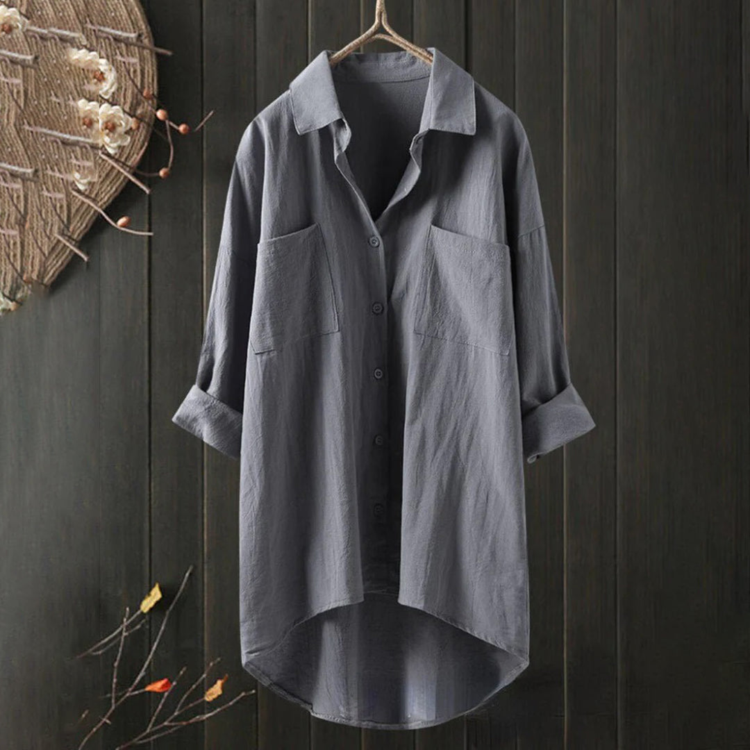 Zoe™ Dames Losvallende Blouse