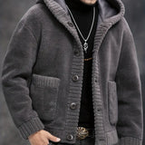 Julian™ Heren Gebreide Hoodie Jas