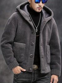Julian™ Heren Gebreide Hoodie Jas