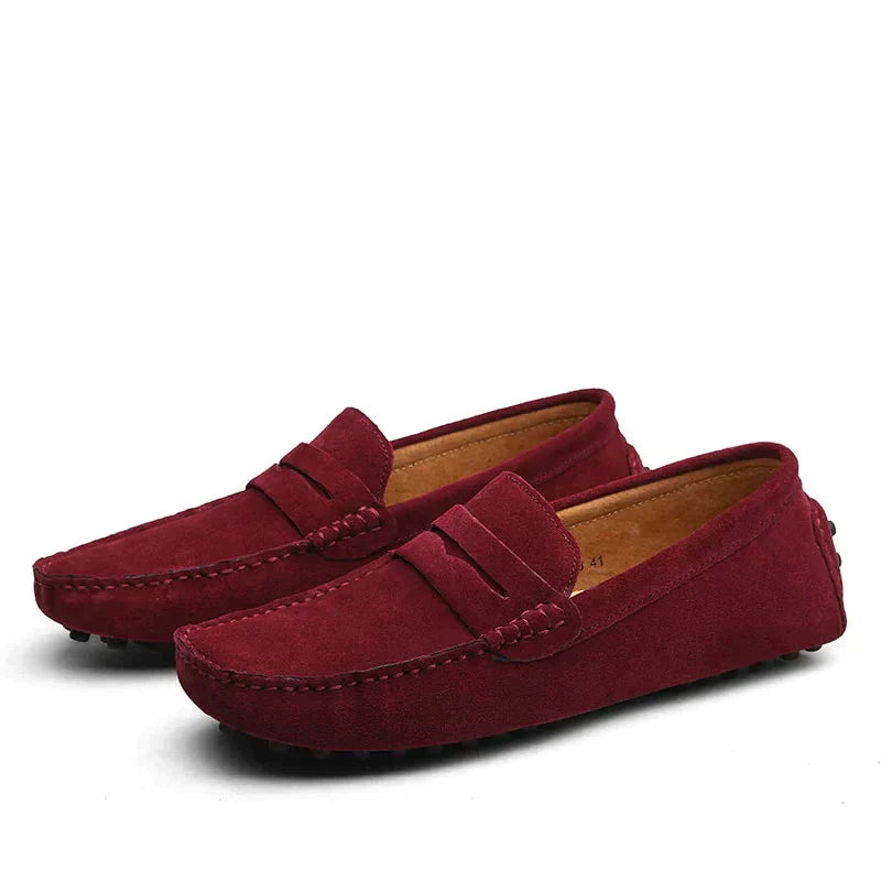 Leonardo | Suède Slippers - Italiaanse Stijl