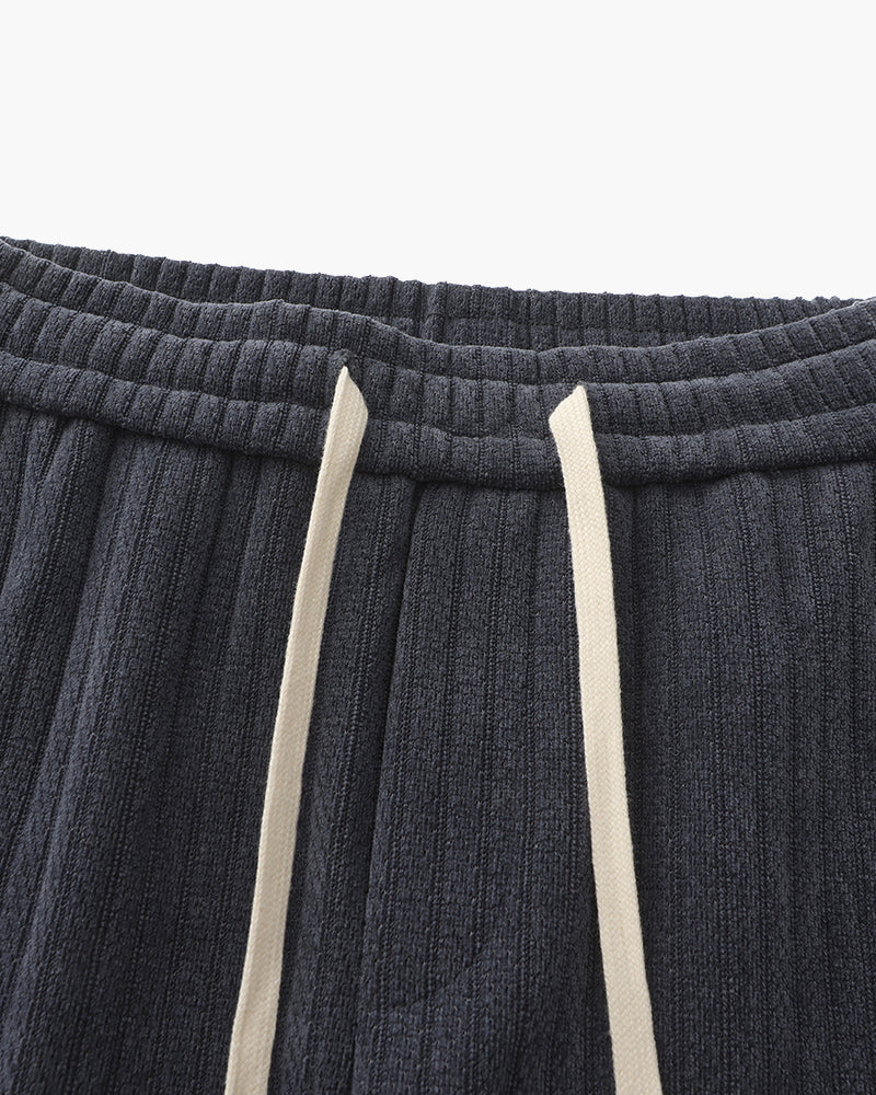 Leonardo | Heren Corduroy Broek met Wijde Pijpen & Touwtjes