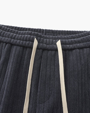 Leonardo | Heren Corduroy Broek met Wijde Pijpen & Touwtjes
