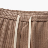 Leonardo | Heren Corduroy Broek met Wijde Pijpen & Touwtjes
