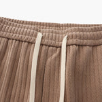 Leonardo | Heren Corduroy Broek met Wijde Pijpen & Touwtjes