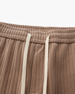 Leonardo | Heren Corduroy Broek met Wijde Pijpen & Touwtjes
