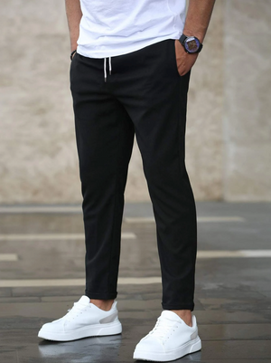 Atlden | Slim Fit Joggingbroek met Tunnelkoord