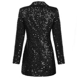 Jantine | Blazer Jurk met Pailettten