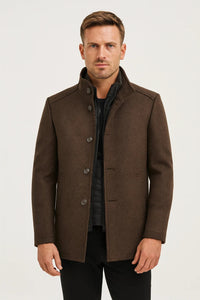 Heren Jas | Premium | Met Knoopsluiting | Winter