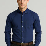Heren Overhemd Slim Fit Klassiek Zakelijk