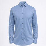 Heren Overhemd met Lange Mouwen en Slim Fit