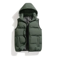Emiel™ Heren Gewatteerde Bodywarmer met Capuchon
