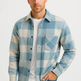 Heren Geruit Overhemd Flanel Casual Warm