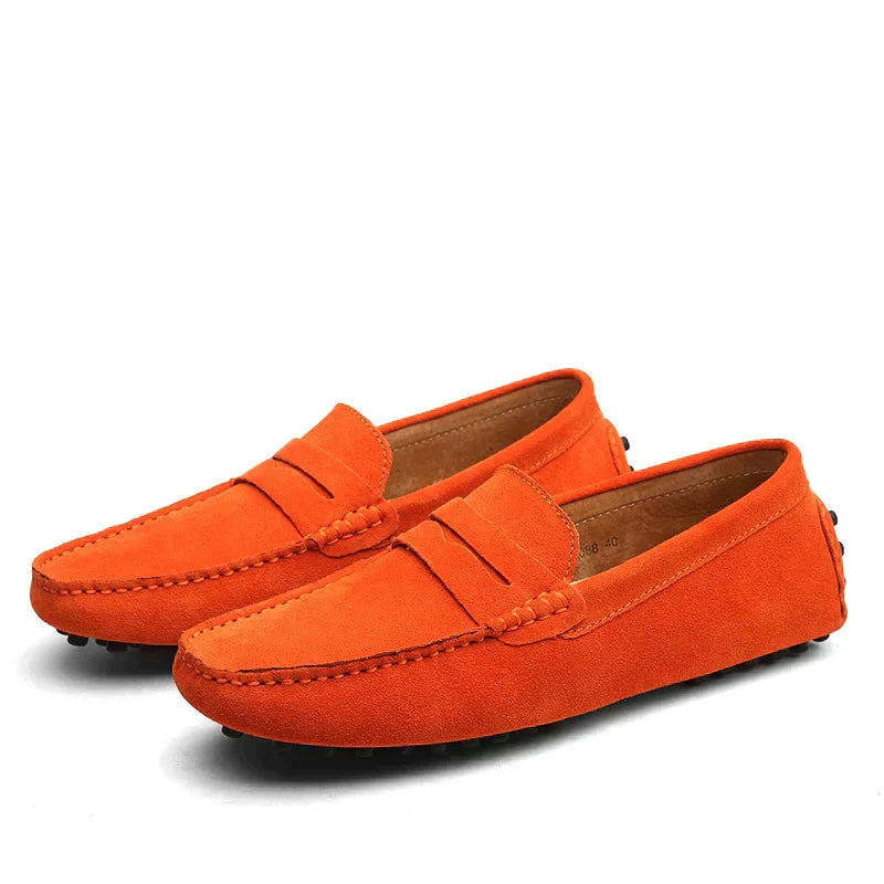 Leonardo | Suède Slippers - Italiaanse Stijl