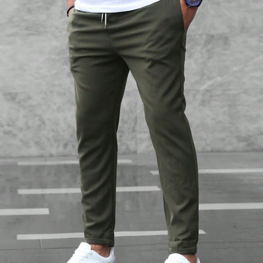 Atlden | Slim Fit Joggingbroek met Tunnelkoord
