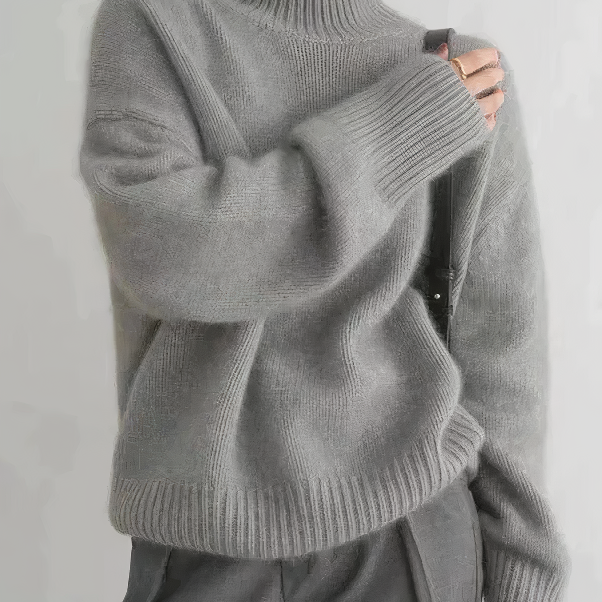 Babette™ Warme Oversized Trui met Col