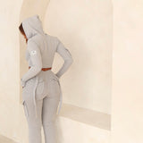 Loungewear™ Set | Cropped Hoodie & Joggers | Zacht en Rekbaar