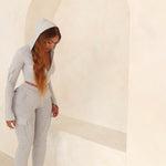 Loungewear™ Set | Cropped Hoodie & Joggers | Zacht en Rekbaar