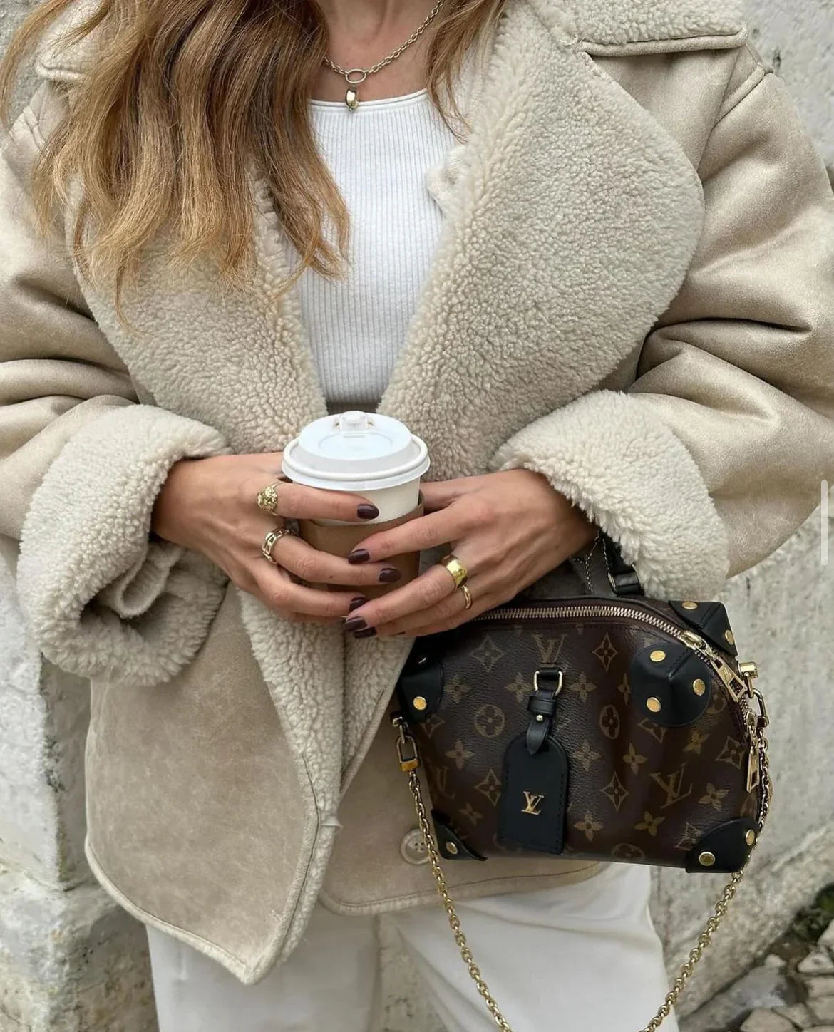 Kiara | Stijlvolle Jack met Kunstleer- en Fleece-Details
