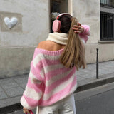 Livia | Gebreide sweater met strepen