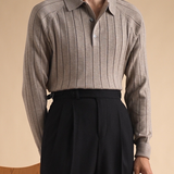 Jelle™ Elegante Heren Fijngebreide Polo