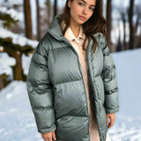 Bibi™ Warme Gewatteerde Dames Winterjas