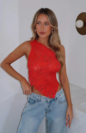 Luise | Kanttop met rugdetails