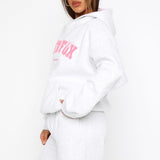 Daydreamers Madeline Oversized Hoodie Grijs Marle – Comfortabel, Speels en Stijlvol