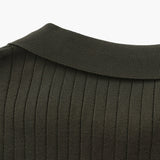 Christian | Heren Korte Mouw Fijn Ribtricot Polo-Shirt