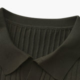 Christian | Heren Korte Mouw Fijn Ribtricot Polo-Shirt