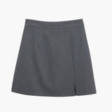 Elizabeth | Rugrits Minirok met subtiele split