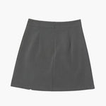 Elizabeth | Rugrits Minirok met subtiele split