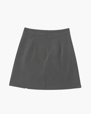 Elizabeth | Rugrits Minirok met subtiele split