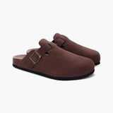 Luke | Comfortabele heren-clog van suede met ergonomisch voetbed
