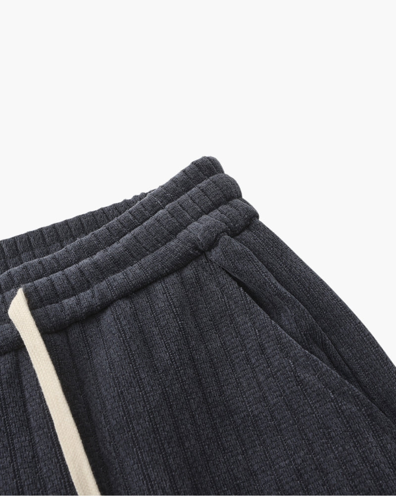 Leonardo | Heren Corduroy Broek met Wijde Pijpen & Touwtjes